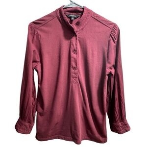 Banana Republic Blouse, size Medium, Burgundy‎